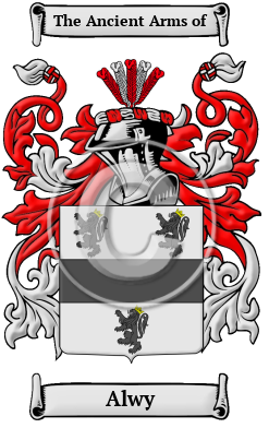 Alwy Family Crest Download (JPG) Heritage Series - 600 DPI