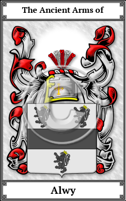 Alwy Family Crest Download (JPG)  Book Plated - 150 DPI
