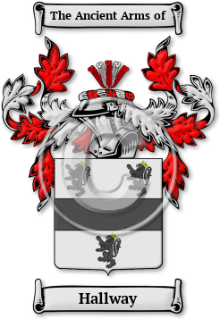 Hallway Family Crest Download (jpg) Legacy Series - 150 DPI