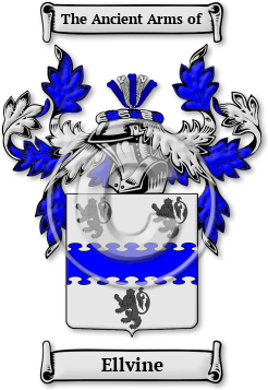 Ellvine Family Crest Download (jpg) Legacy Series - 150 DPI