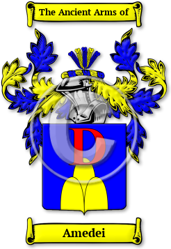 Amedei Family Crest Download (jpg) Legacy Series - 150 DPI
