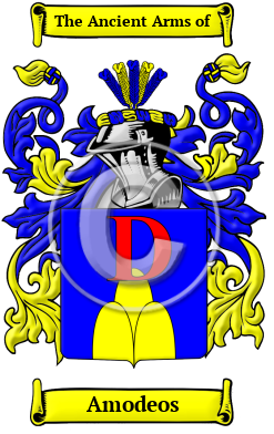 Amodeos Family Crest/Coat of Arms
