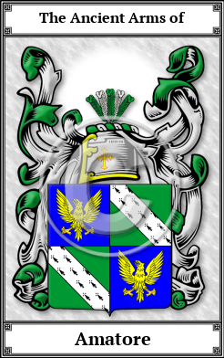 Amatore Family Crest Download (JPG)  Book Plated - 150 DPI