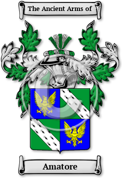 Amatore Family Crest Download (jpg) Legacy Series - 150 DPI