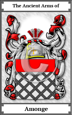 Amonge Family Crest Download (JPG)  Book Plated - 150 DPI