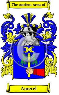 Amerel Family Crest/Coat of Arms