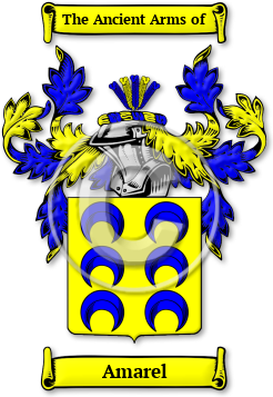 Amarel Family Crest Download (jpg) Legacy Series - 150 DPI