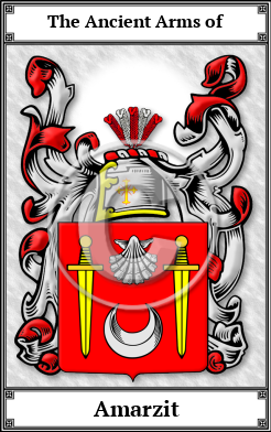 Amarzit Family Crest Download (JPG)  Book Plated - 150 DPI