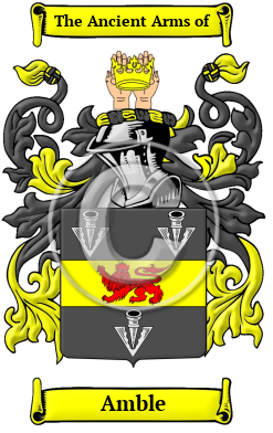 Amble Family Crest Download (JPG) Heritage Series - 600 DPI