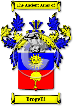 Brogelli Family Crest Download (JPG) Legacy Series - 600 DPI