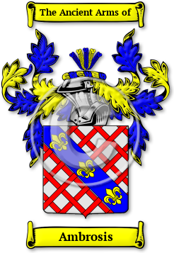 Ambrosis Family Crest Download (jpg) Legacy Series - 150 DPI