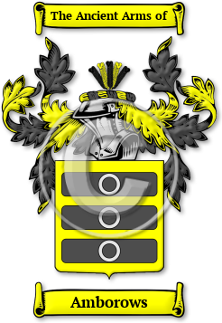 Amborows Family Crest Download (jpg) Legacy Series - 150 DPI