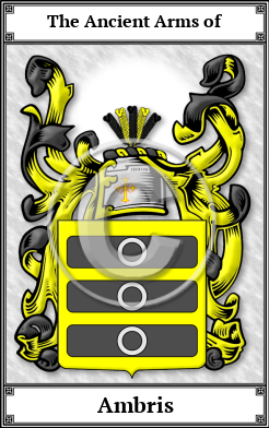 Ambris Family Crest Download (JPG)  Book Plated - 150 DPI