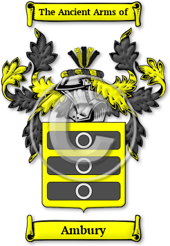 Ambury Family Crest Download (jpg) Legacy Series - 150 DPI