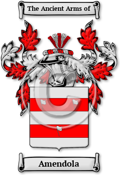 Amendola Family Crest Download (jpg) Legacy Series - 150 DPI