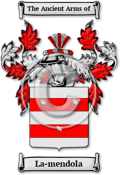 La-mendola Family Crest Download (JPG) Legacy Series - 600 DPI