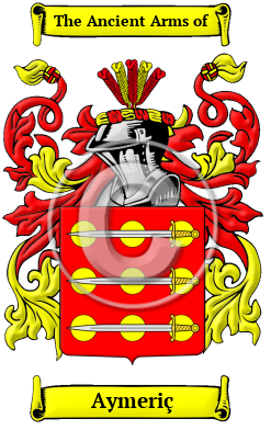 Aymeriç Family Crest Download (JPG) Heritage Series - 300 DPI