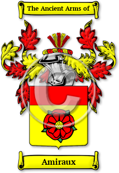 Amiraux Family Crest Download (jpg) Legacy Series - 150 DPI