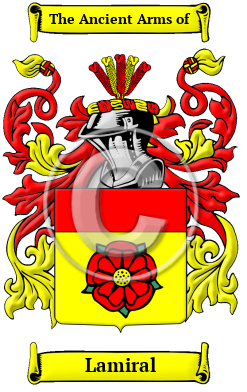 Lamiral Family Crest/Coat of Arms