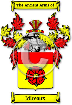 Mireaux Family Crest Download (jpg) Legacy Series - 150 DPI