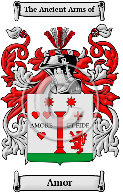 Amor Family Crest Download (JPG) Heritage Series - 600 DPI