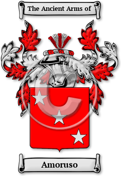 Amoruso Family Crest Download (jpg) Legacy Series - 150 DPI