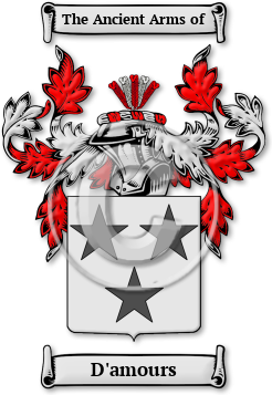 D'amours Family Crest Download (jpg) Legacy Series - 150 DPI