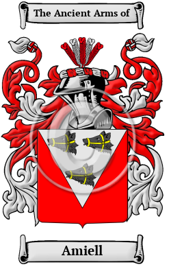 Amiell Family Crest/Coat of Arms