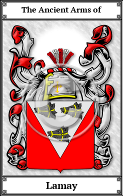 Lamay Family Crest Download (JPG)  Book Plated - 150 DPI