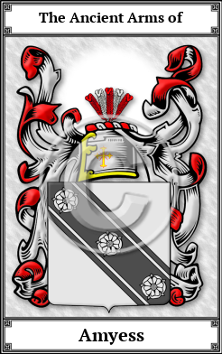 Amyess Family Crest Download (JPG)  Book Plated - 150 DPI