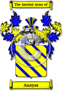 Anayas Family Crest Download (jpg) Legacy Series - 150 DPI