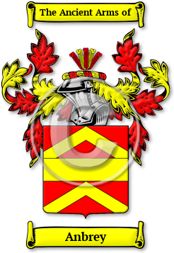 Anbrey Family Crest Download (jpg) Legacy Series - 150 DPI