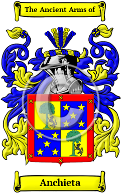 Anchieta Family Crest Download (JPG) Heritage Series - 300 DPI