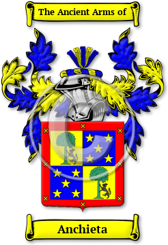 Anchieta Family Crest Download (jpg) Legacy Series - 150 DPI