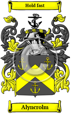 Alyncrolm Family Crest/Coat of Arms