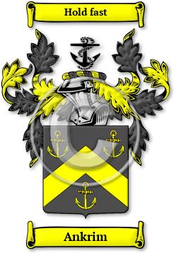 Ankrim Family Crest Download (jpg) Legacy Series - 150 DPI