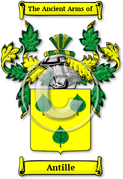 Antille Family Crest Download (jpg) Legacy Series - 150 DPI