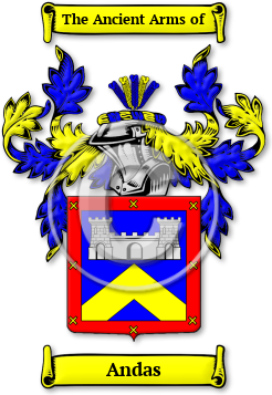 Andas Family Crest Download (jpg) Legacy Series - 150 DPI