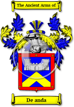 De anda Family Crest Download (jpg) Legacy Series - 150 DPI