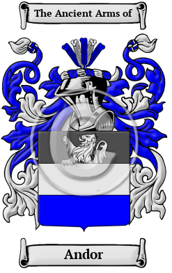 Andor Family Crest Download (JPG) Heritage Series - 300 DPI