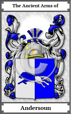 Andersoun Family Crest Download (JPG) Book Plated - 600 DPI