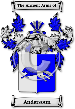 Andersoun Family Crest Download (JPG) Legacy Series - 600 DPI