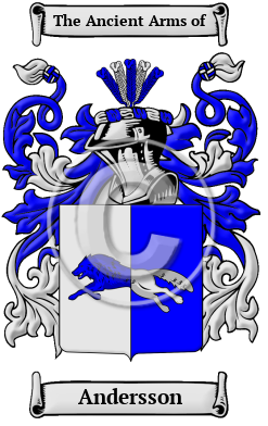 Andersson Family Crest/Coat of Arms