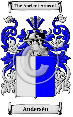 Andersèn Family Crest Download (JPG) Heritage Series - 300 DPI