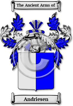 Andriesen Family Crest Download (jpg) Legacy Series - 150 DPI