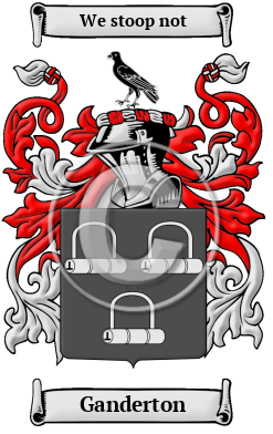 Ganderton Family Crest Download (jpg) Heritage Series - 150 DPI