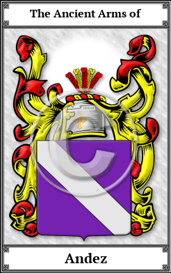 Andez Family Crest Download (JPG)  Book Plated - 150 DPI