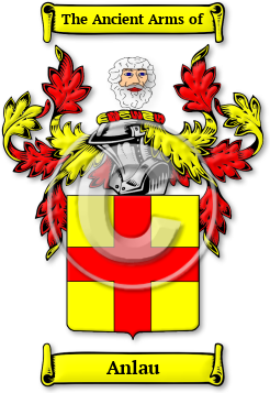 Anlau Family Crest Download (jpg) Legacy Series - 150 DPI
