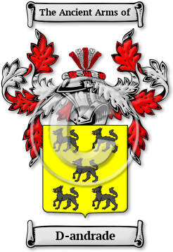 D-andrade Family Crest Download (jpg) Legacy Series - 150 DPI