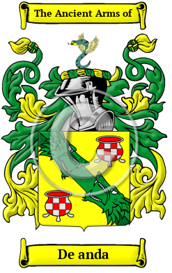 De anda Family Crest/Coat of Arms